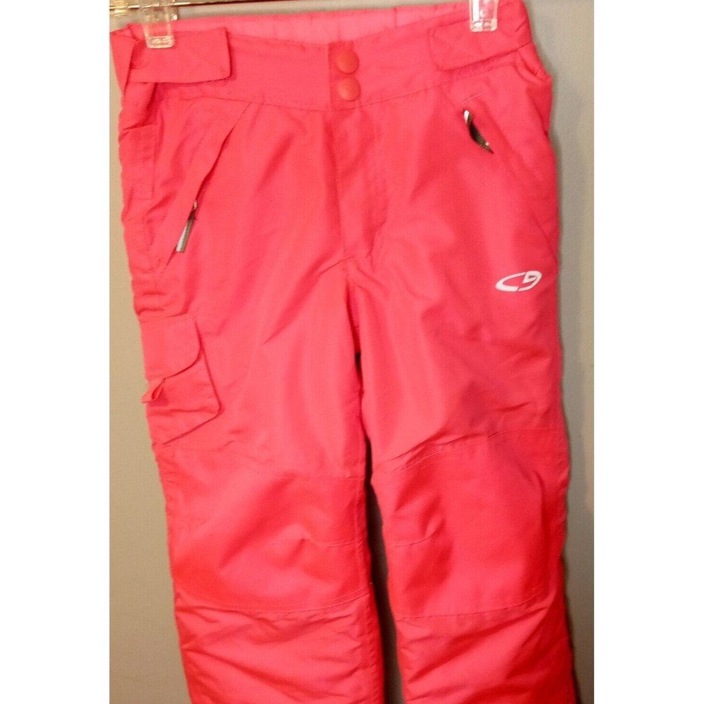 Champion Snowboarding Ski Snow Pants Hot Pink Girls Size Small 4/5